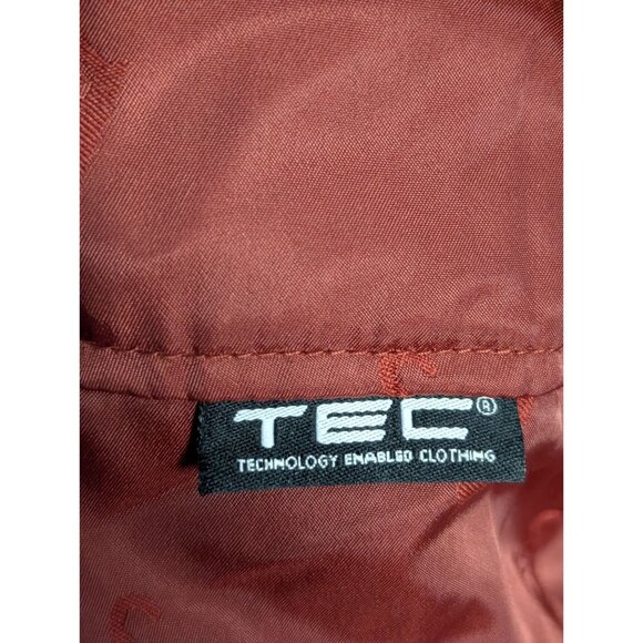 ScotteVest Womens Rust TEC Travel Trench XXL Double-Breasted Belted Coat Pockets - Picture 10 of 16